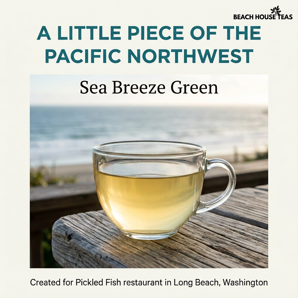 Sea Breeze Green brand with logo