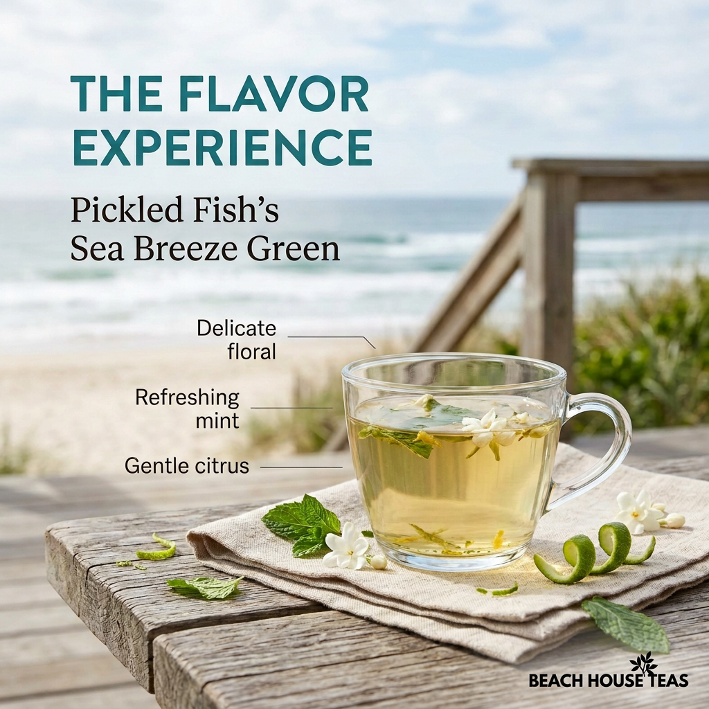Sea Breeze Green flavor with logo