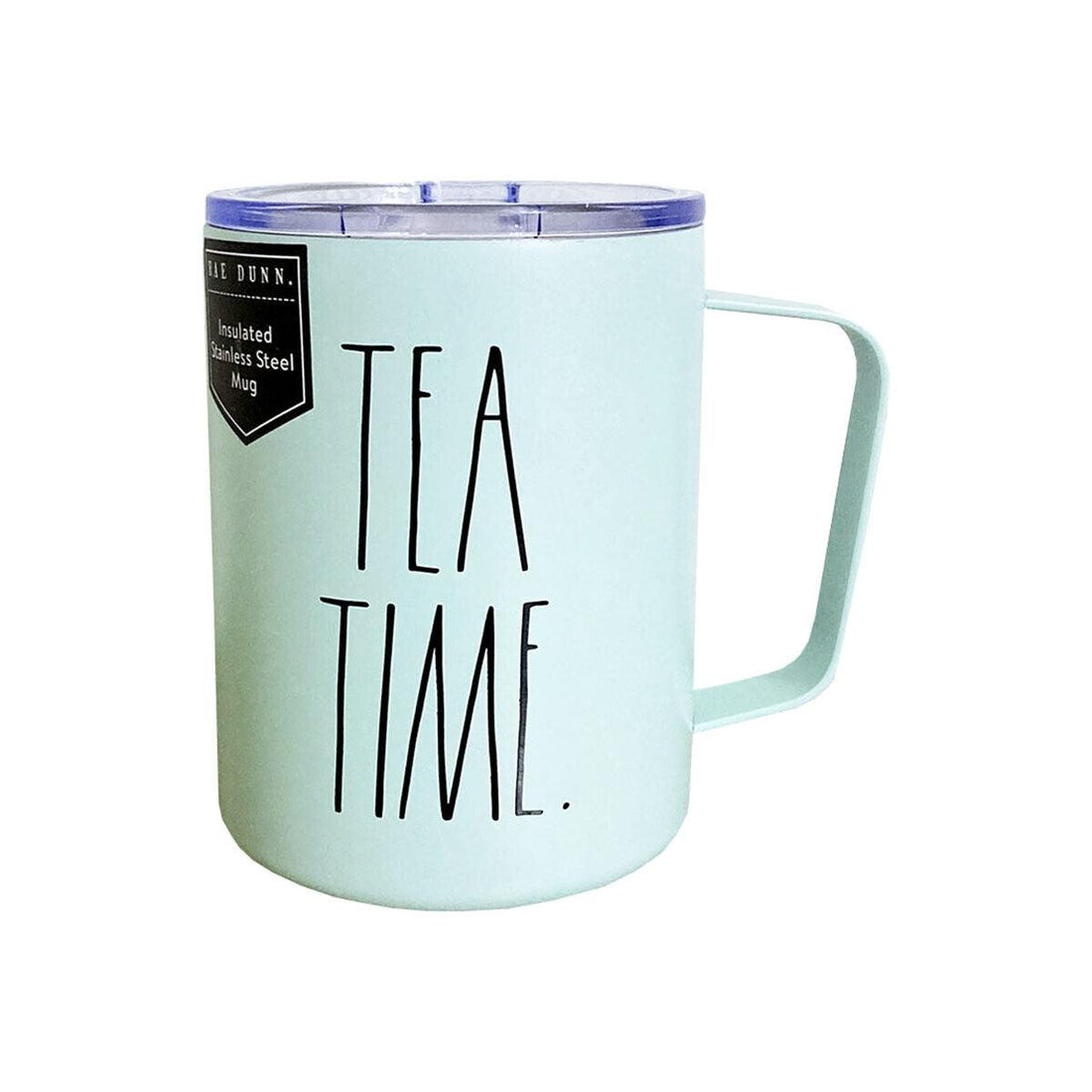 Rae Dunn Tea Time Stainless Steel Mug - Beach House Teas