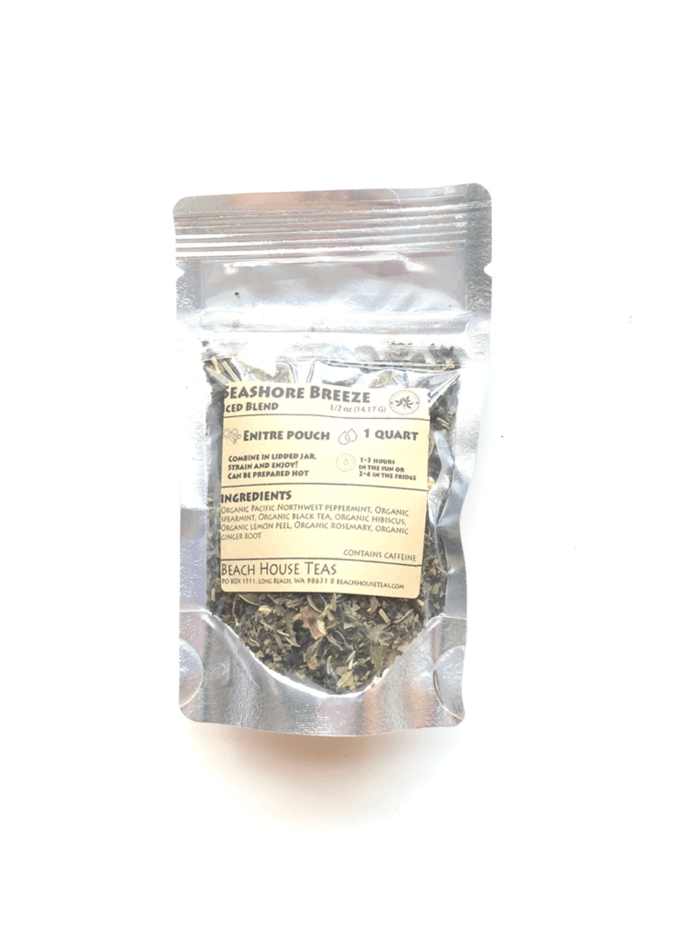 Pick five 1/2 oz artisan loose leaf teas - Beach House Teas