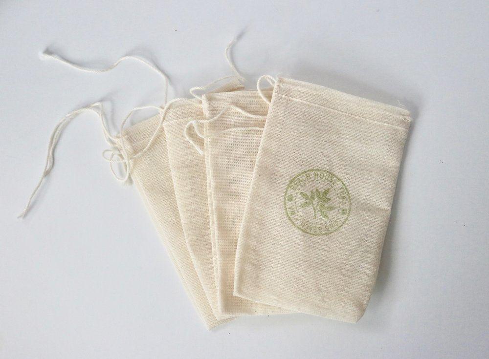 100% cotton muslin bag - Beach House Teas