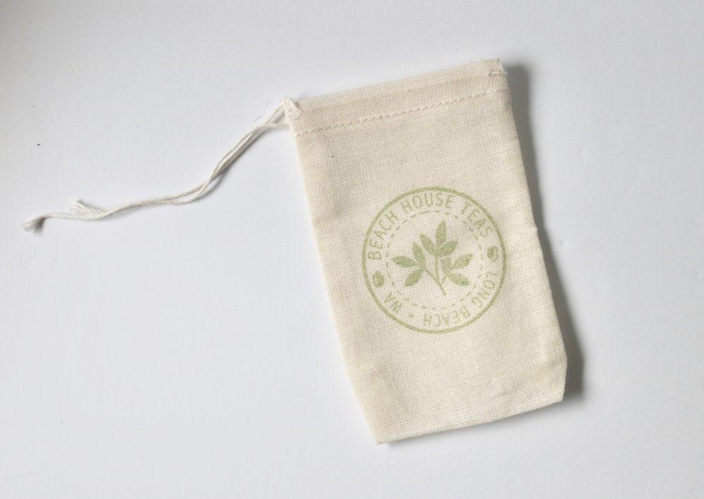 100% cotton muslin bag - Beach House Teas