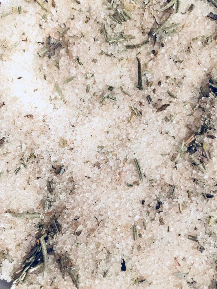 Rosemary Sage infused artisan culinary sugar - Beach House Teas