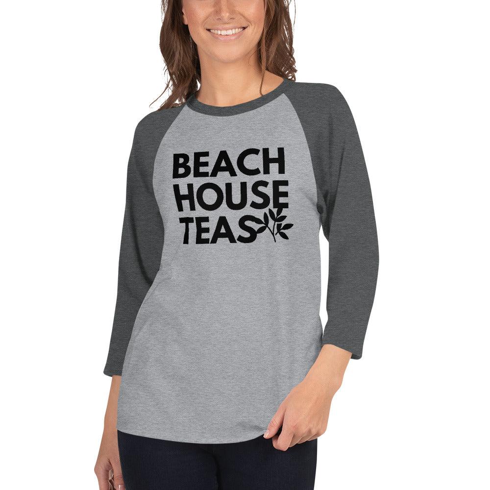 3/4 sleeve raglan shirt - Beach House Teas
