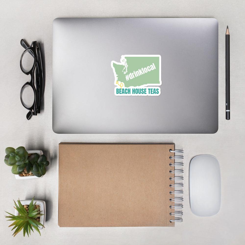 #DrinkLocal Bubble-free stickers - Beach House Teas